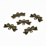 Коннекторы металлические Бантик, 20x10 мм, Античная бронза (KON-001838)
