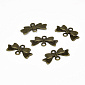Коннекторы металлические Бантик, 20x10 мм, Античная бронза (KON-001838)