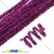 Синельная проволока, Малиновая блестящая, 30 см (DIF-030546)