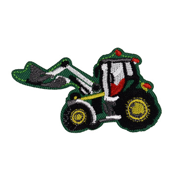 Термоаплікація дитяча Екскаватор, 7,5 х4,5 см (APL-055133)