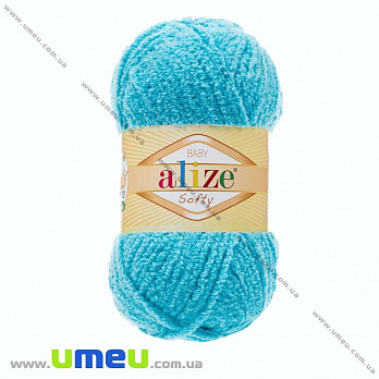 Пряжа Alize Softy 50 г, 115 м, Голубая 128 (YAR-029466)
