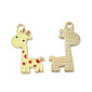 Підвіска метал. Жираф жовтий, 27х17 мм, Золото (POD-053612)