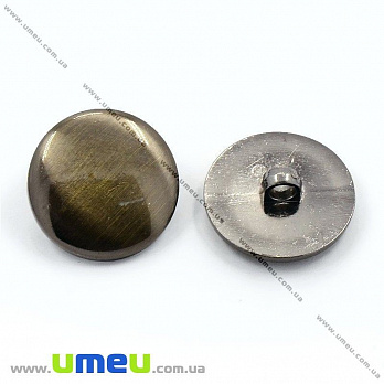 Пуговица пластиковая на ножке Круглая, 18 мм, Бронзовая (PUG-012905)