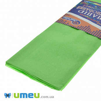 Гофрований папір Китай розтяжність 35%, Салатовий, 0,5х2 м (DIF-038326)