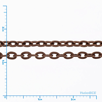 Ланцюг, Мідь, 3х2 мм (ZEP-003537)