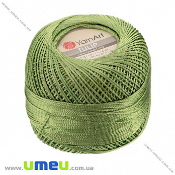 Пряжа YarnArt Tulip 50 г, 250 м, Оливковая 423 (YAR-029504)