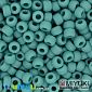 Бисер японский Miyuki круглый RR 6/0 №412F, Бирюзовый матовый (BIS-046023)