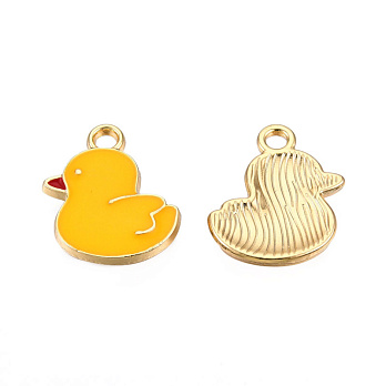 Подвеска метал. Цыпленок, 16,5х14 мм, Золото (POD-053616)