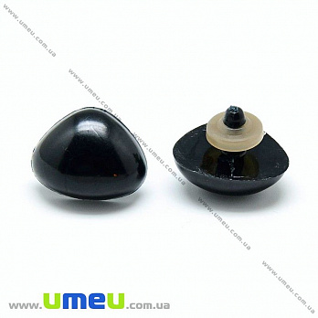 Носик зі штифтом (з заглушкою), 10х7 мм, Чорний (DIF-030509)