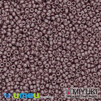 Бісер японський Miyuki круглий RR 15/0 №4218, Duracoat Galvanized, Пильна троянда (BIS-045882)