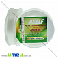 Нитка металізована Люрекс Adele плоска, Біла, 100 м (MUL-031528)