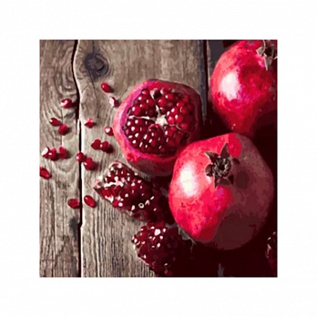 Набор алмазной живописи на подрамнике 30х30 см, Гранат (SXM-051359)