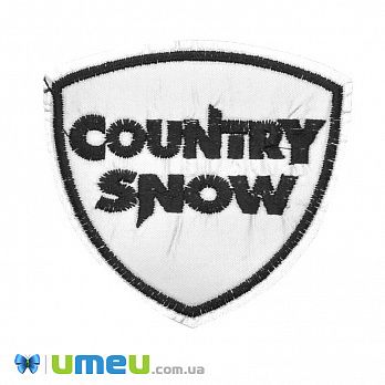 Термоаплікація Country Snow, 7х6,5 см, Світловідбиваюча (APL-042373)