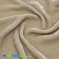 Оксамит італійський шовковий, Ширина 20 см, Бежевий (TKN-038564)