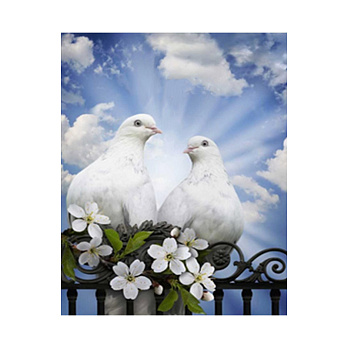 Набор алмазной живописи на подрамнике 30х40 см, Влюблённые (SXM-052387)