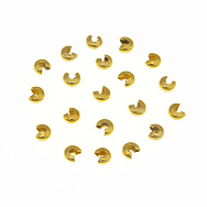 Бусины зажимные Кримп, 3 мм, Золото (BUS-012416)