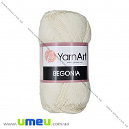 Пряжа YarnArt Begonia 50 г, 169 м, Молочна 6194 (YAR-023005)