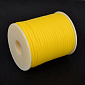 Шнур каучуковый полый, 3 мм, Желтый (LEN-057001)