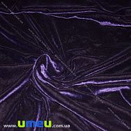 Оксамит італійський шовковий, Ширина 20 см, Фіолетовий (TKN-036622)