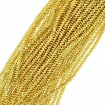 Канитель фигурная зиг-заг 4 мм, Золотистая (KNT-051875)