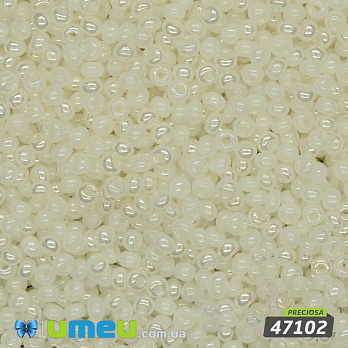 Бисер чешский 11/0, №47102, Молочный, Перламутровый (BIS-028440)