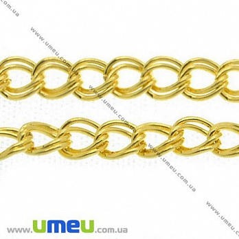 Цепь двойная, Золото, 6х5 мм (ZEP-007492)