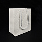 Подарунковий пакет Ромби, 15х14х7 см, Білий (UPK-056643)