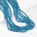 Бусины Биконус, 3х3 мм, Бирюзовые (BUS-057429)
