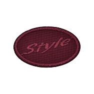 Термоаплікація Style, 5х3 см, Бордова (APL-053350)