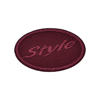Термоаплікація Style, 5х3 см, Бордова (APL-053350)
