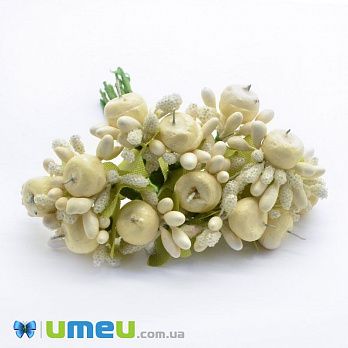 Тычинки на проволоке с яблочком, Молочные (DIF-044668)