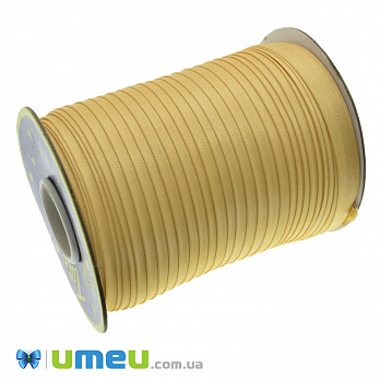 Атласна коса бейка, 15 мм, Золотиста світла (LEN-037793)