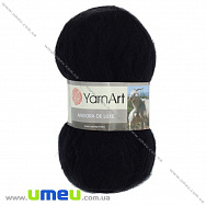 Пряжа YarnArt Angora De Luxe 100 г, 520 м, Черная 585 (YAR-029524)