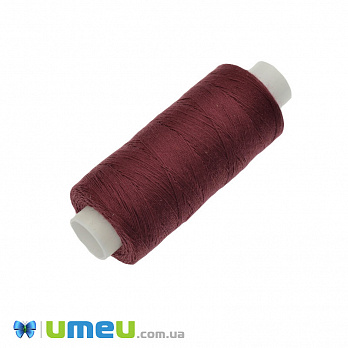 Нитка поліестерова KIWI №40/2, col.122, Бордова, 366 м (MUL-046696)