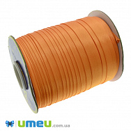 Атласна коса бейка, 15 мм, Помаранчева (LEN-037777)