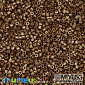 Бисер японский Miyuki Delica 15/0 DBS115, Топаз темный (BIS-049724)