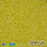 Бісер японський Miyuki Delica 11/0 DB160, Жовтий АВ (BIS-040585)