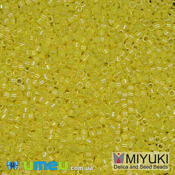 Бисер японский Miyuki Delica 11/0 DB160, Желтый АВ (BIS-040585)