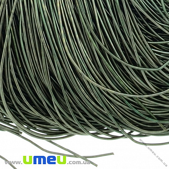 Канітель гладка 1 мм, Оливкова темна (KNT-027974)