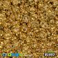Бисер чешский Twin (Твин) №B1003, 2,5х5 мм, Янтарный прозрачный (BIS-026292)