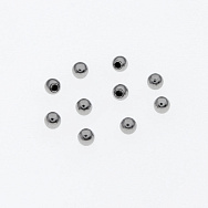 Заглушки торцевые из нержавеющей стали, 2,5 мм, Темное серебро (STL-055917)