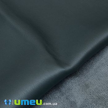 Штучна шкіра на замші 0,65 мм, Зелена темна, 20х27 см (LTH-044797)