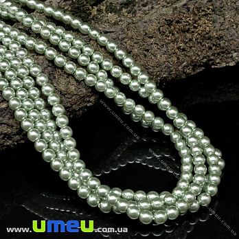 Бусины чешское стекло Preciosa Жемчуг 4 мм 70464, Салатовые (BUS-036070)