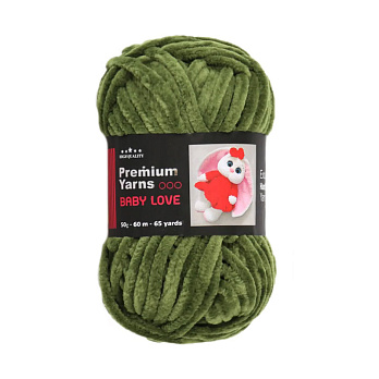 Пряжа Premium Yarn Baby Love 50 г, 60 м, Хакі 361 (YAR-058959)