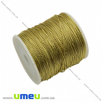 Шнур металізований, 1 мм, Золотистий(LEN-014322)