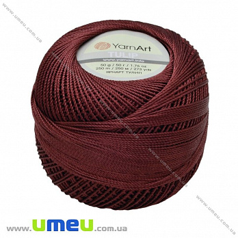 Пряжа YarnArt Tulip 50 г, 250 м, Бордовая 422 (YAR-025054)