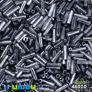 Бісер чеський Стеклярус 3, №46010, Сірий, 7 мм (BIS-050530)