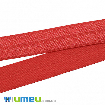 Трикотажна бейка, 15 мм, Червона (LEN-039456)