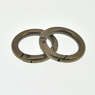 Кільце для сумки металеве, 28 мм, Антична бронза (BAG-059405)