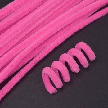 Синельная проволока, Розовая, 30 см (DIF-060272)